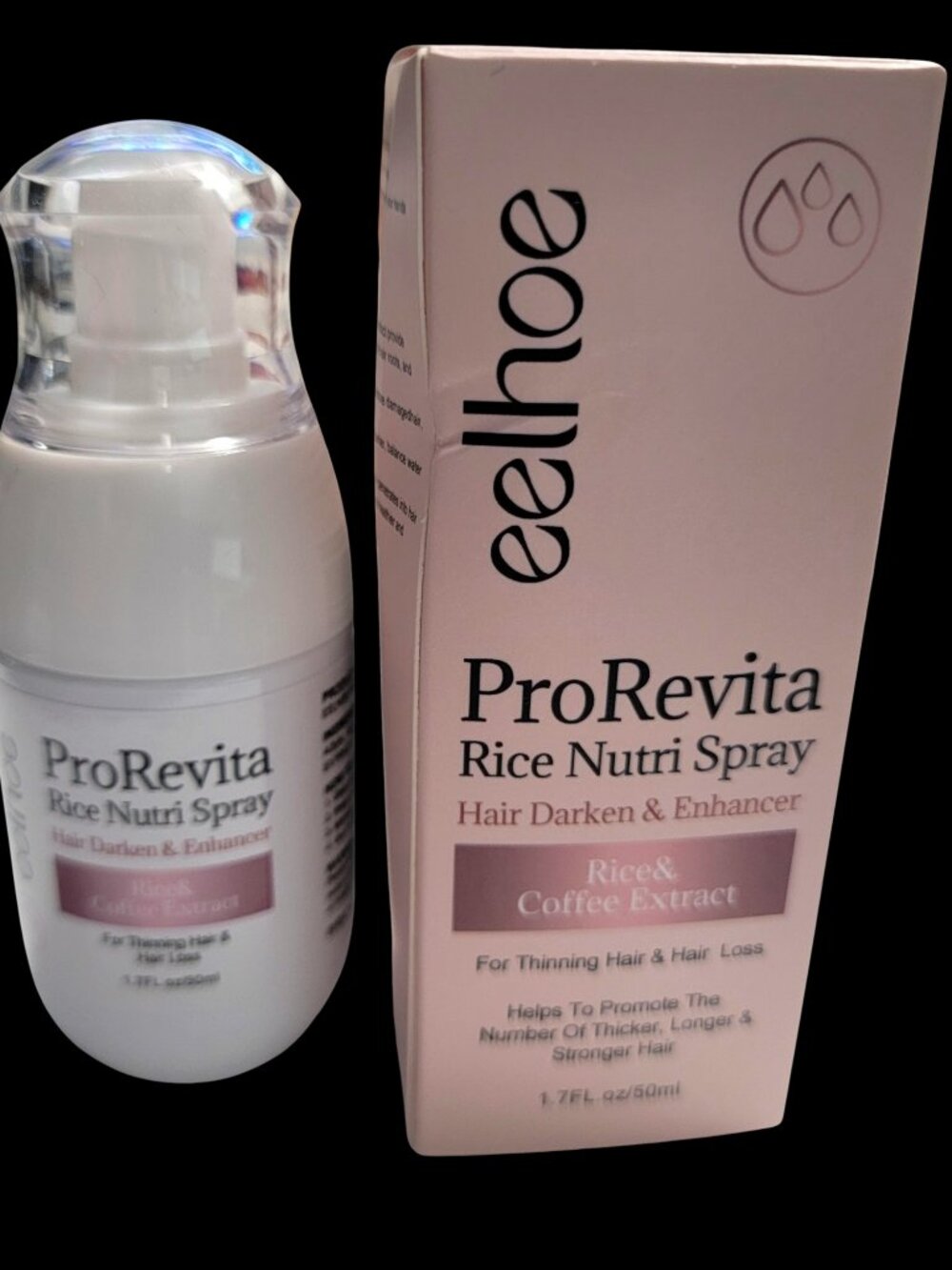 EELHOE ProRevita Rice Nutri Spray with Coffee Hair Darken and Enhancer